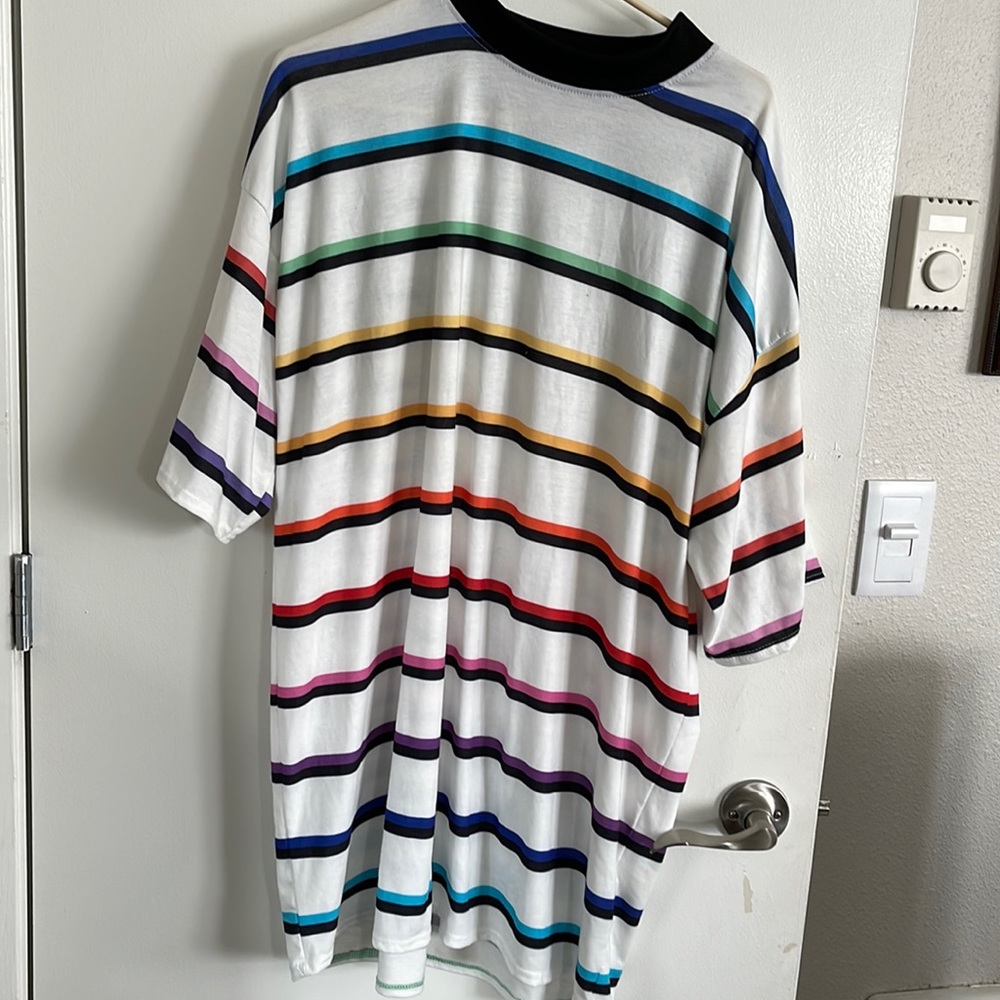 Oversized rainbow tshirt
